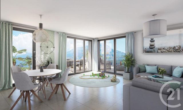 Appartement T3 à vendre - 4 pièces - 82.0 m2 - LE PONT DE CLAIX - 38 - RHONE-ALPES - Century 21 Victor Hugo