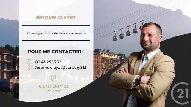 Appartement T2 à vendre - 2 pièces - 35.0 m2 - GRENOBLE - 38 - RHONE-ALPES - Century 21 Victor Hugo