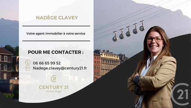 Appartement T2 à vendre - 2 pièces - 37.0 m2 - GRENOBLE - 38 - RHONE-ALPES - Century 21 Victor Hugo