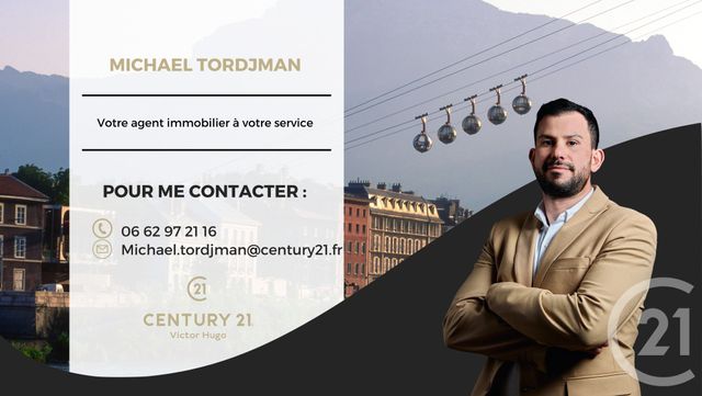 Appartement F2 à vendre - 2 pièces - 49.62 m2 - ST MARTIN D HERES - 38 - RHONE-ALPES - Century 21 Victor Hugo