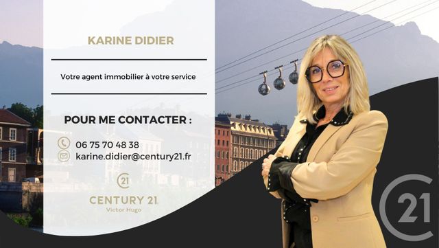 Appartement Studio à vendre - 1 pièce - 12.87 m2 - GRENOBLE - 38 - RHONE-ALPES - Century 21 Victor Hugo