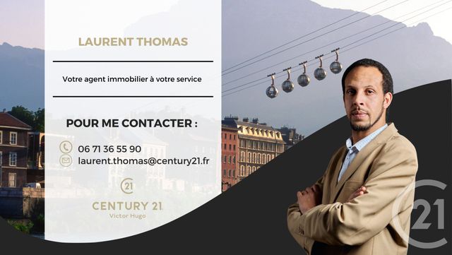 Appartement T2 à vendre - 2 pièces - 31.0 m2 - GRENOBLE - 38 - RHONE-ALPES - Century 21 Victor Hugo