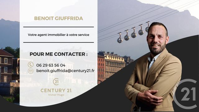 Appartement F3 à vendre - 3 pièces - 65.67 m2 - GRENOBLE - 38 - RHONE-ALPES - Century 21 Victor Hugo