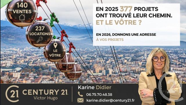 maison à vendre - 6 pièces - 161.85 m2 - GRENOBLE - 38 - RHONE-ALPES - Century 21 Victor Hugo