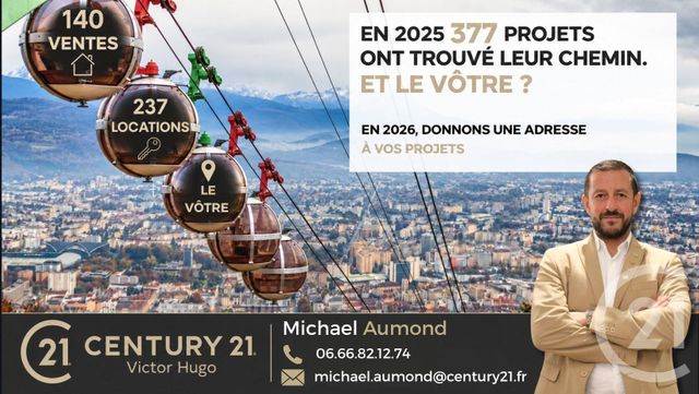 Appartement F6 à vendre - 6 pièces - 183.69 m2 - GRENOBLE - 38 - RHONE-ALPES - Century 21 Victor Hugo